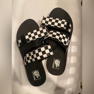 Vans Cayucas Slide Sandals - Checkerboard